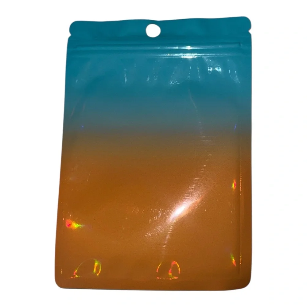 NWOT 50 Pack Blue and Orange Mylar Bags